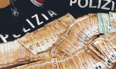 contanti sequestro polizia