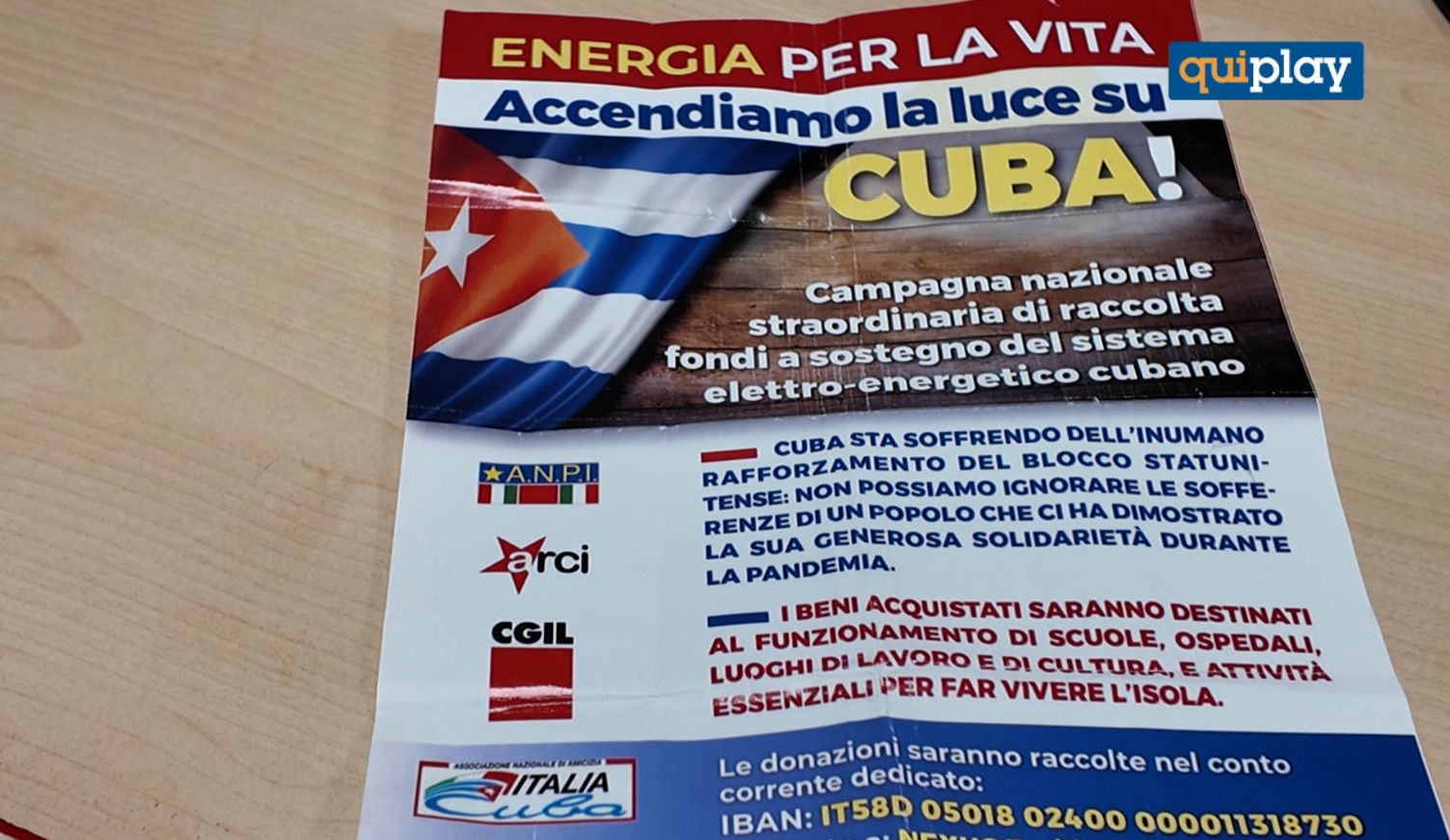“Energia per la Vita”, la campagna di solidarietà per Cuba fa tappa a Cosenza