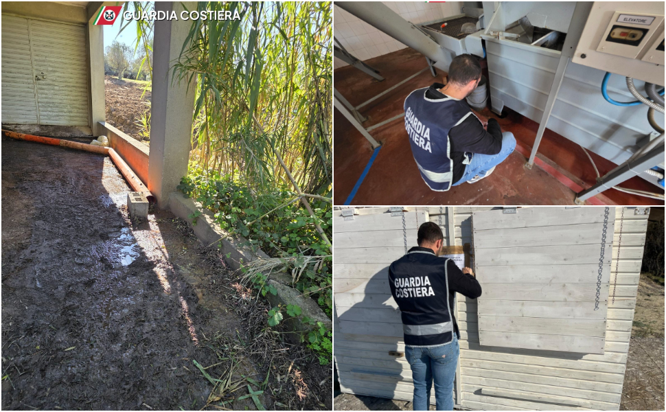 guardia costiera isola Capo Rizzuto Sequestro Frantoio