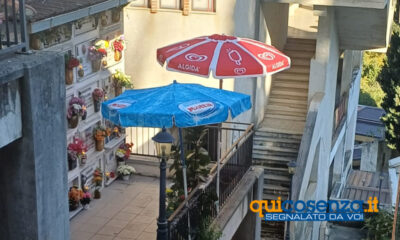 ombrelloni cimitero di cosenza