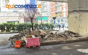 Cosenza: abbattuto il primo box dismesso su via Padre Giglio, al via la riqualificazione dell’area 53 via padre giglio demolizione box 06