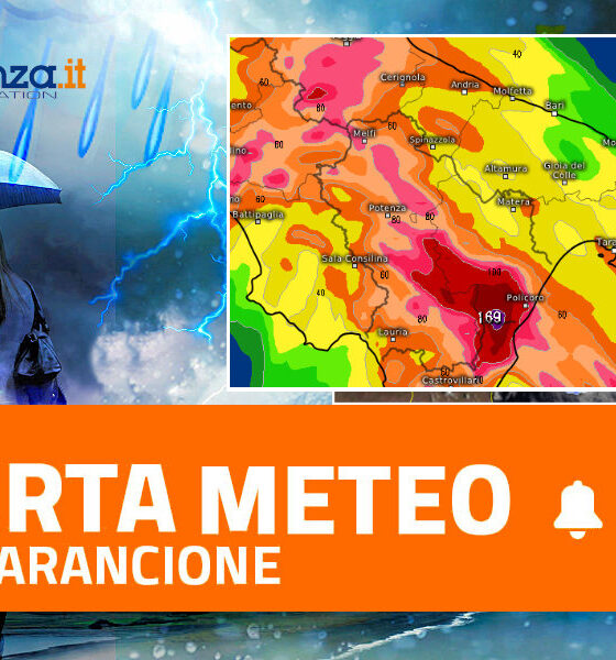 Allerta arancione Ionio cosentino Cilcone