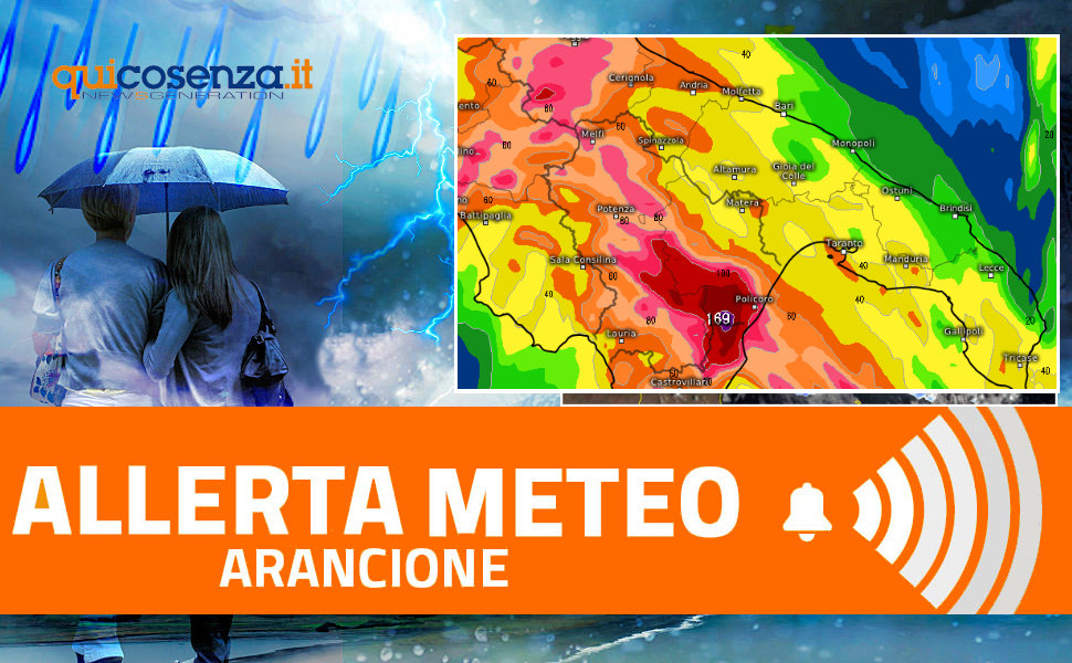 Allerta arancione Ionio cosentino Cilcone