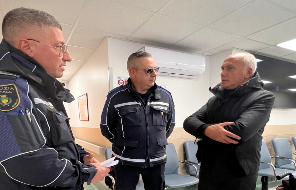 Caruso PS Cosenza vigile urbano
