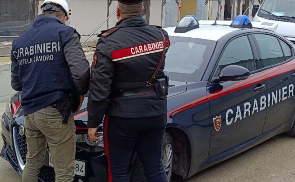 Controlli cantieri carabinieri