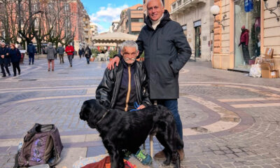 Cristian Clochard Cosenza Corso Mazzini