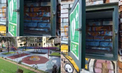 Defibrillatore furto Parco Piero Romeo a Cosenza