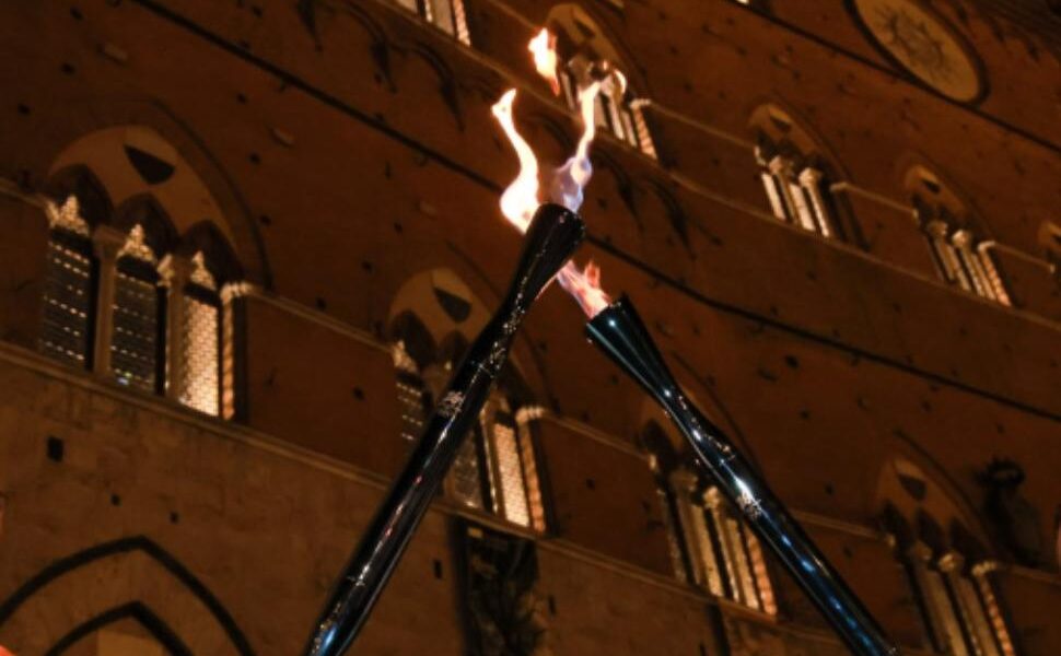Fiamma olimpica a Cosenza