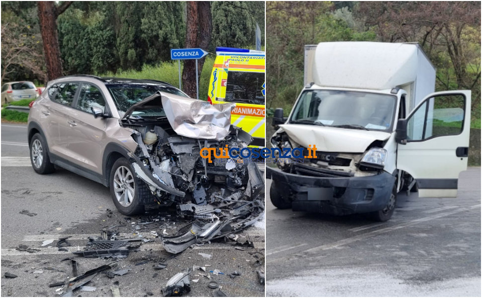 Incidente Cosenza Cimitero_scontro frontale