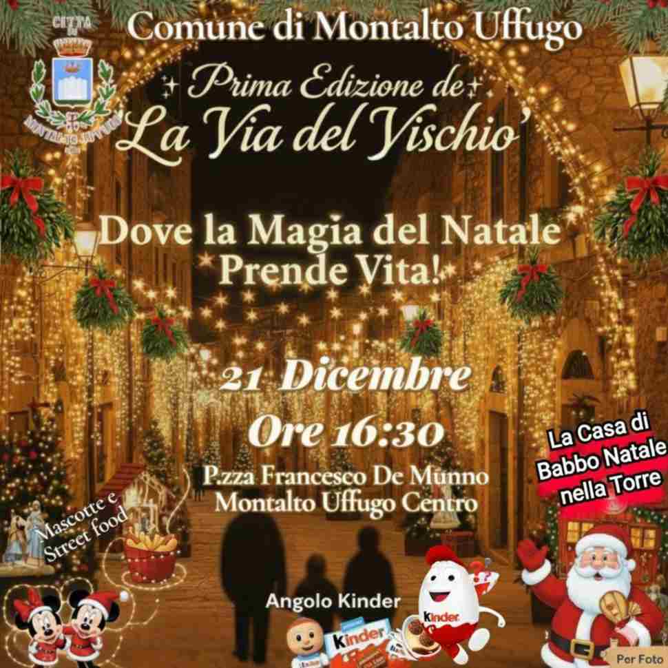  La Via del Vischio 2025 a Montalto Uffugo