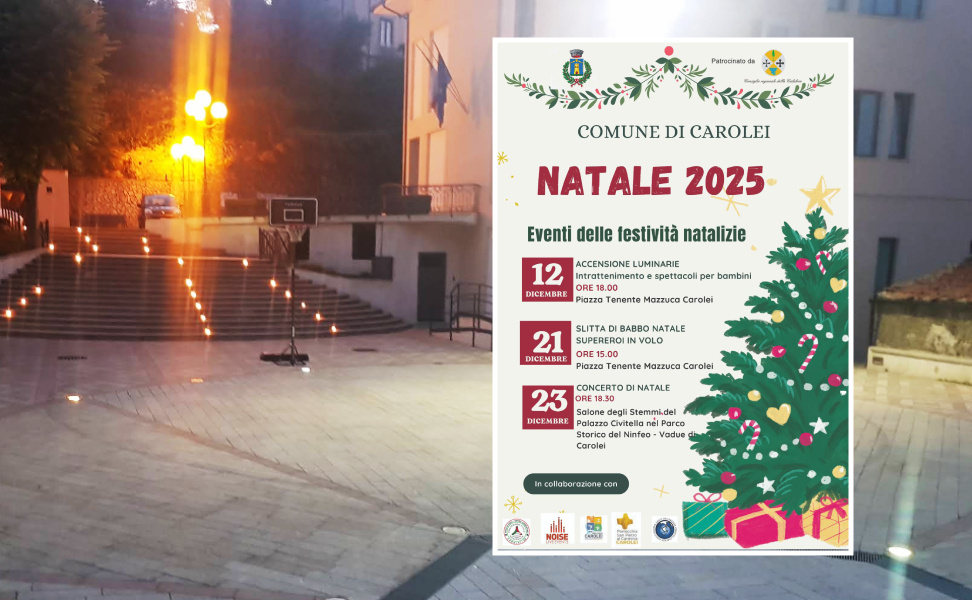 Natale Carolei Piazza-tenente-Mazzuca-Carolei
