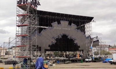 Palco catanzaro capodanno rai costruzione