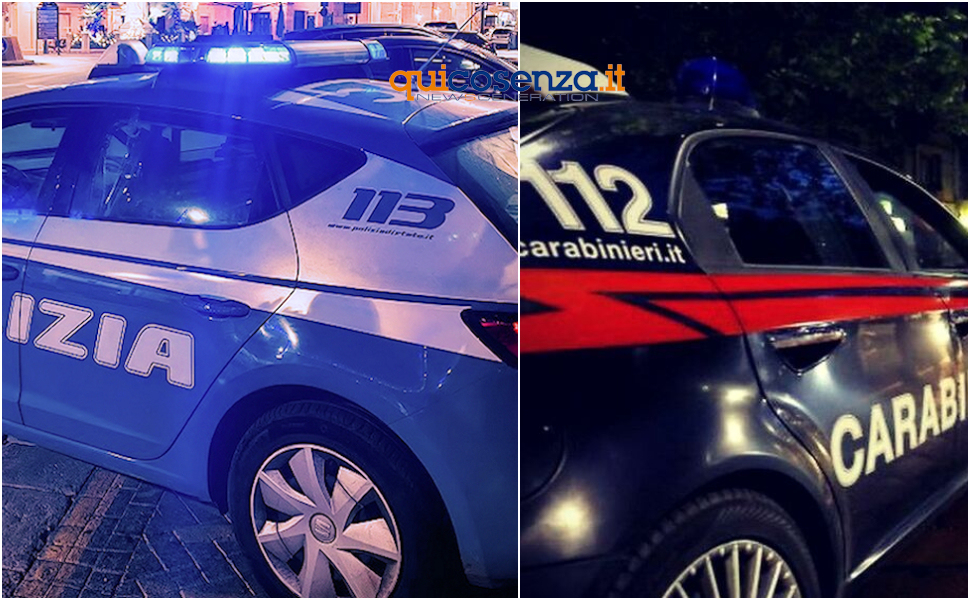Polizia e Carabinieri arresti furti a Cosenza