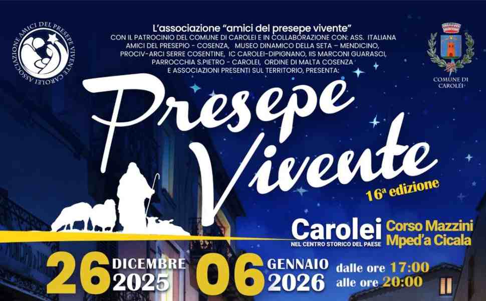 Presepe Vivente a Carolei, le antiche botteghe animano il borgo: "Lavoriamo anche per le future generazioni" 53 Presepe Vivente Carolei
