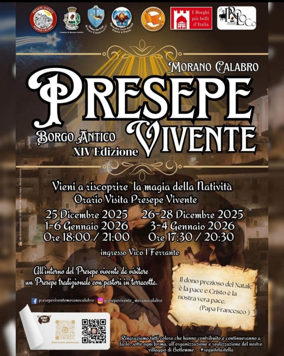Morano Calabro come Betlemme: al via la XIV edizione del Presepe Vivente. La magia del Natale riabita il borgo 58 Morano Calabro Presepe Vivente