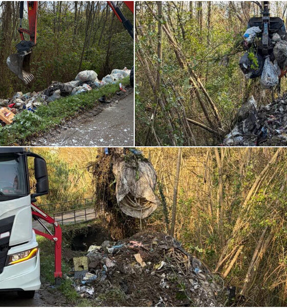 Rifiuti Rende Via Polonia discarica abusiva