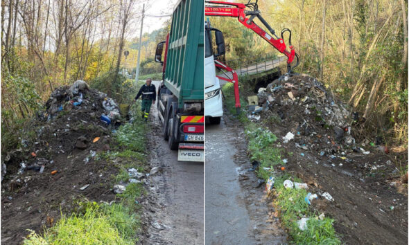 Rifiuti Rende Via Polonia discarica abusiva bonifica2
