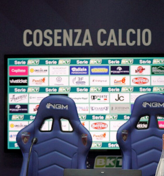 Sala stampa Bergamini Cosenza Calcio