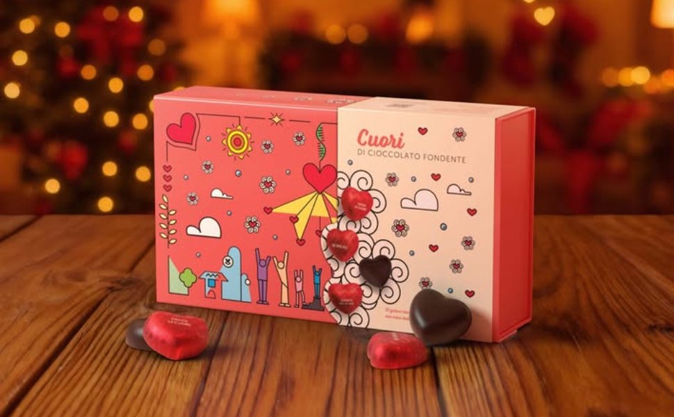 Torna la campagna di Natale della Fondazione Telethon con i Cuori di cioccolato: in Calabria 180 punti 52 Telethon Cuori di cioccolato