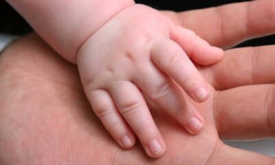 bimba mano papà