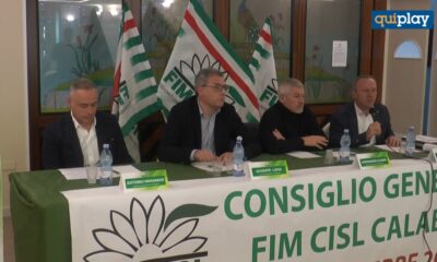 Falerna: FILM CISL Calabria consegna assegno al dirigente vittima di intimidazione