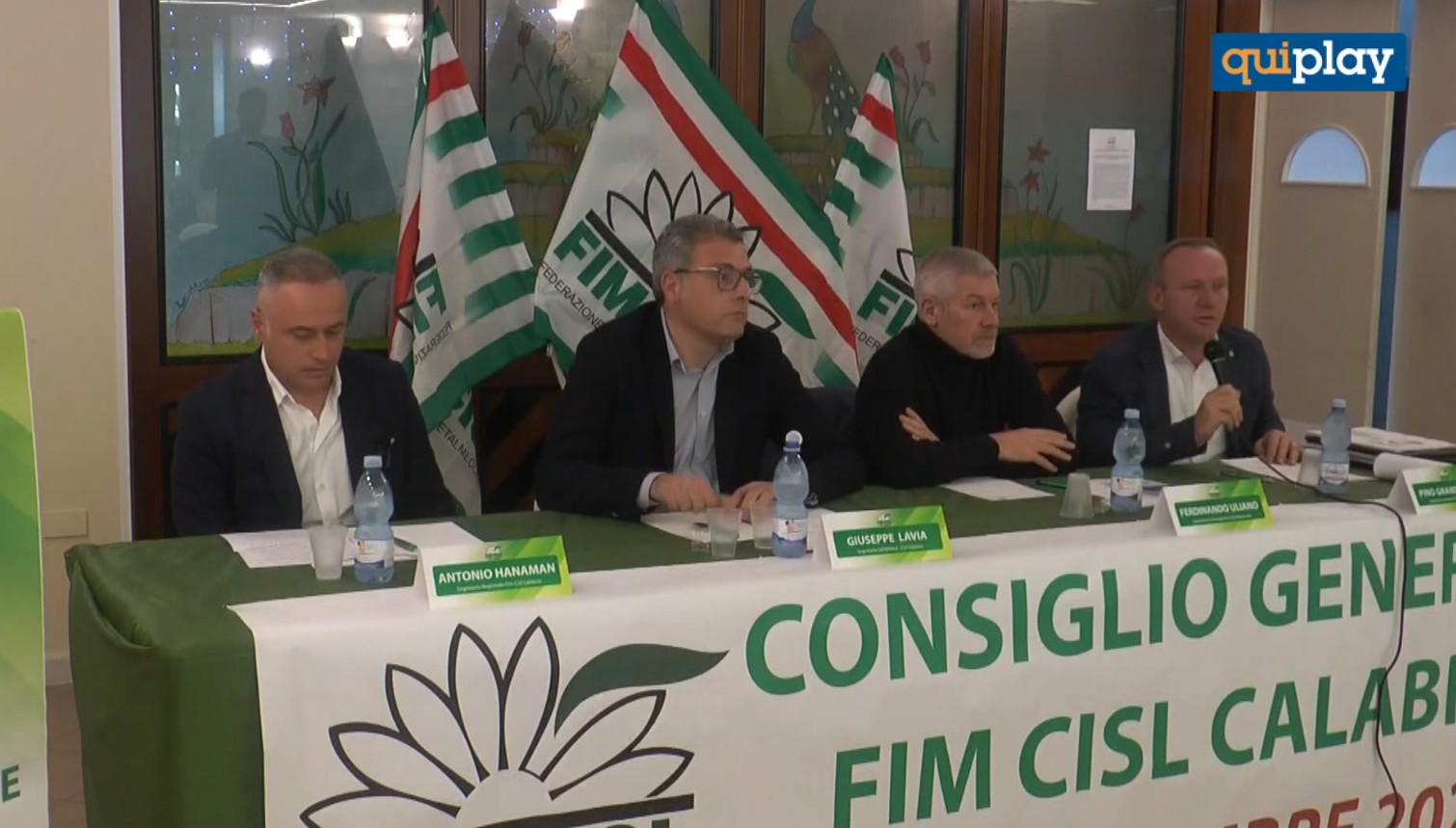 Falerna: FILM CISL Calabria consegna assegno al dirigente vittima di intimidazione