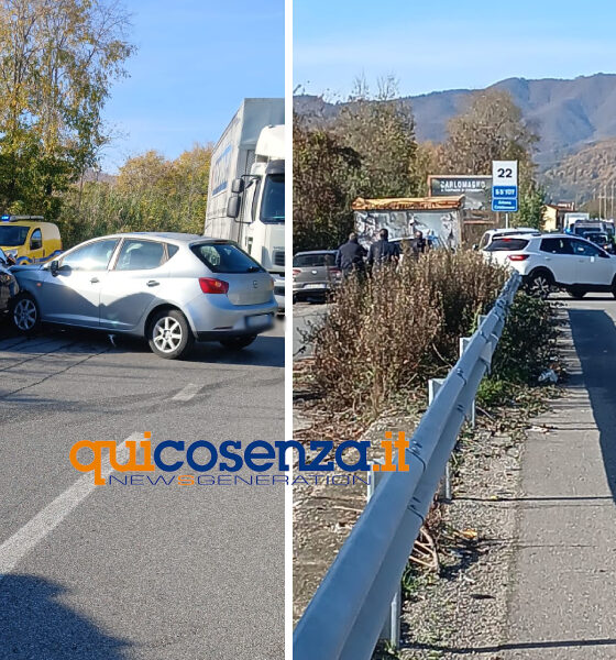 incidente statale 107 rende