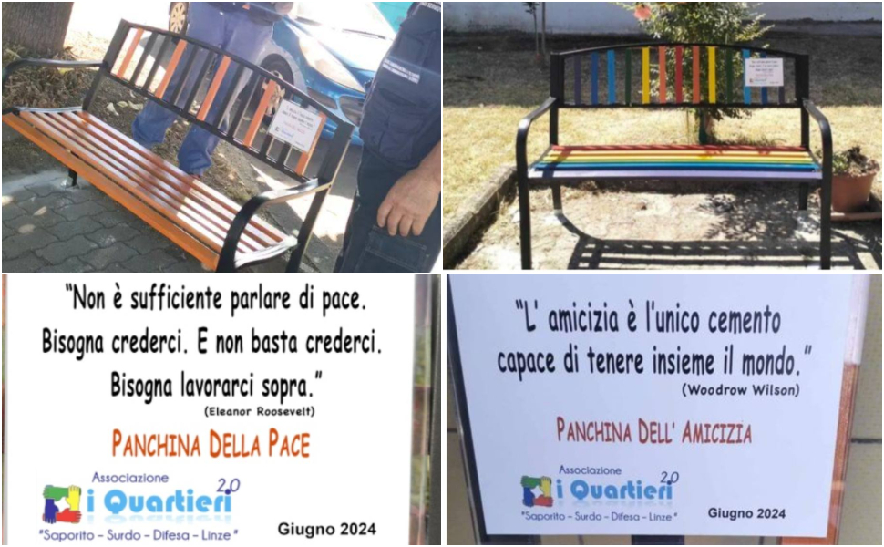 rende panchine pace amicizia