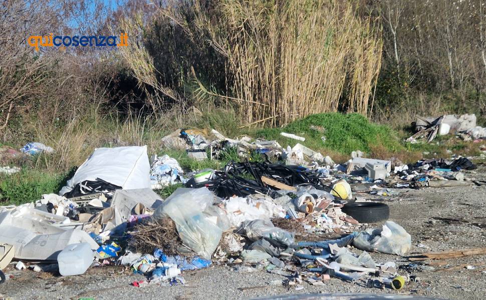 Discarica a cielo aperto sulla Statale 107: uno scempio ambientale di fronte all’ingresso per San Fili 52 rifiuti discarica san fili 06