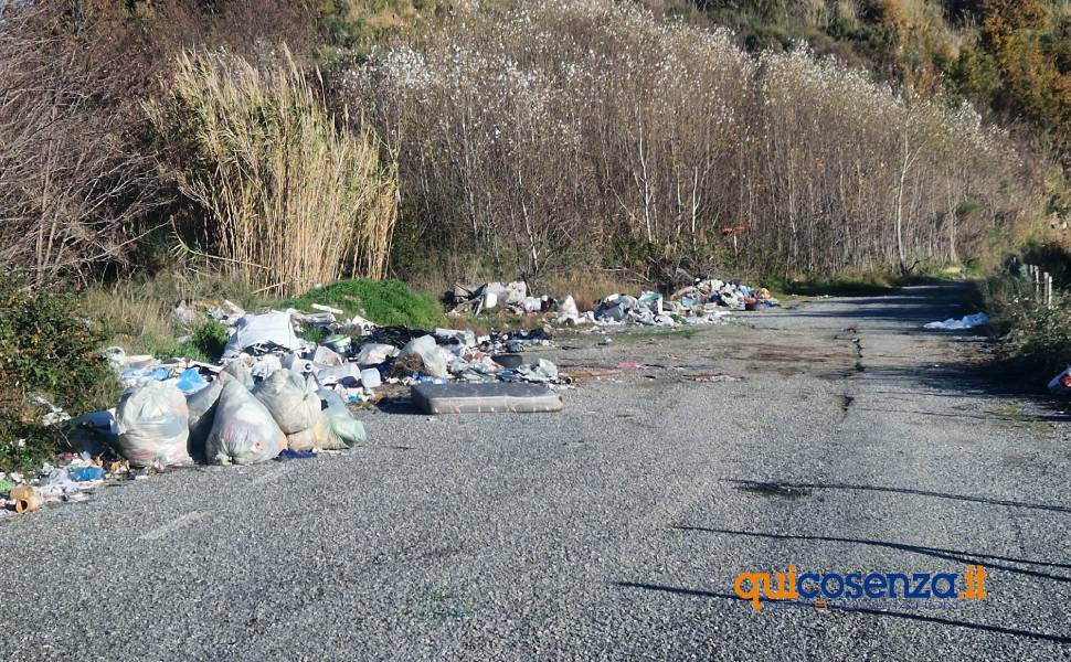 Discarica a cielo aperto sulla Statale 107: uno scempio ambientale di fronte all’ingresso per San Fili 53 rifiuti discarica san fili 07