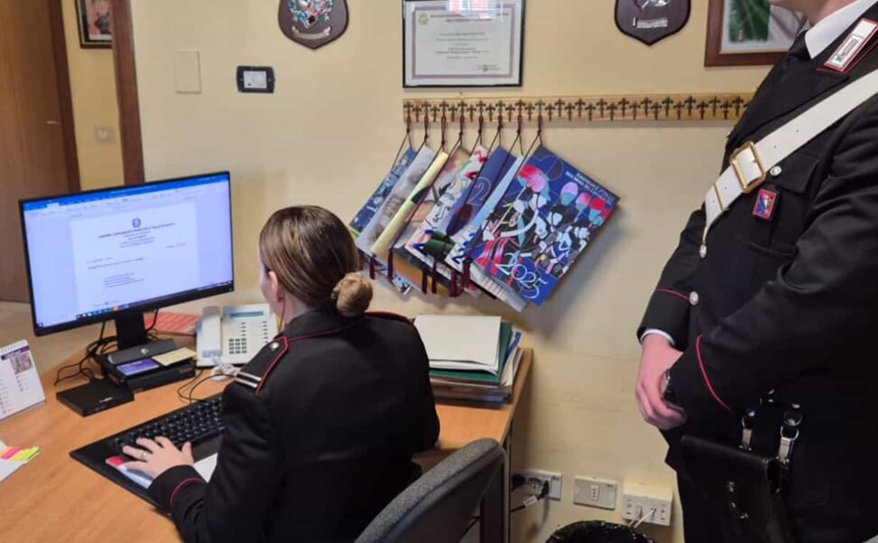 truffa carabinieri online