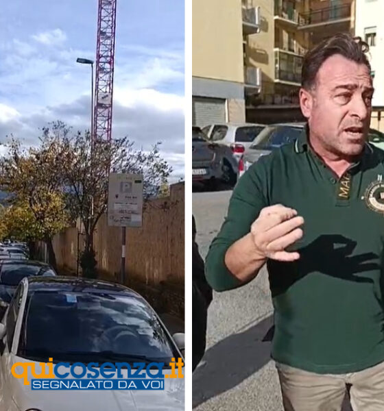 via isnardi cosenza protesta