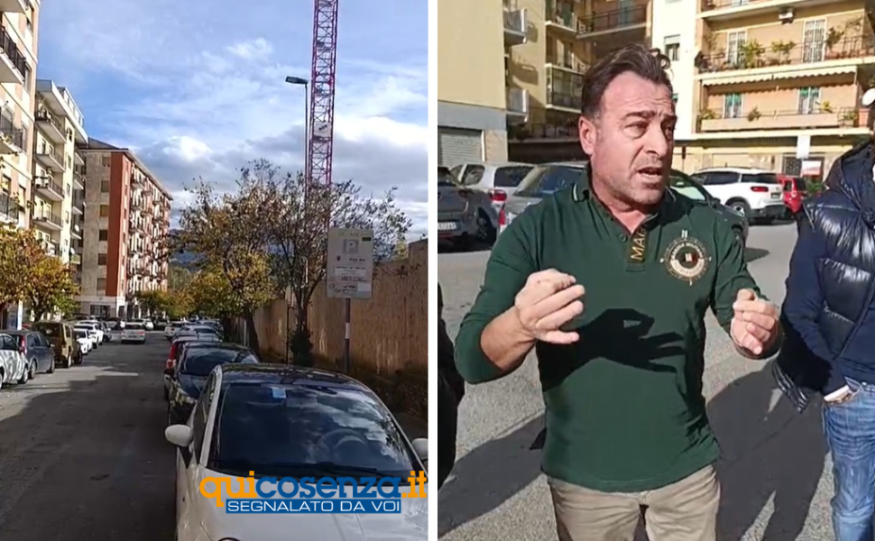 via isnardi cosenza protesta