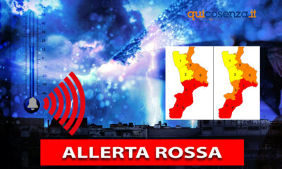 Allerta MEteo Rossa Calabria Ciclone mediterraneo