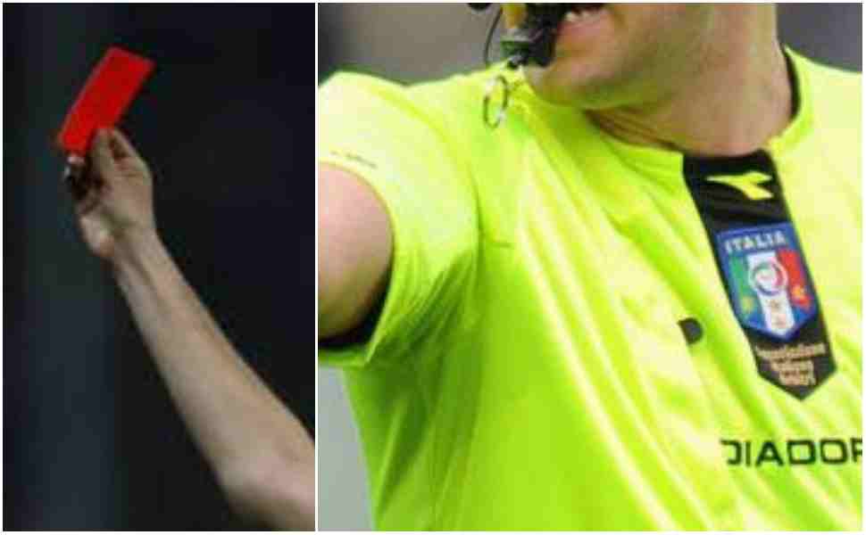 arbitro aggredito