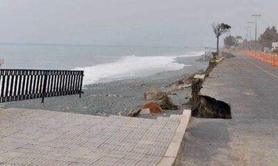Ciclone Harry lungomare Melito porto salvo fondi