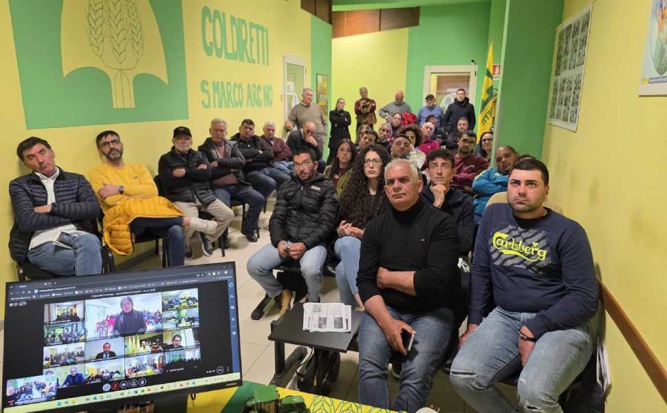Coldiretti incontro agricoltori