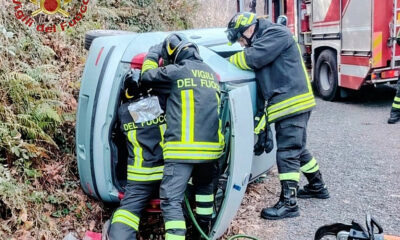 Fiat Punto incidente Carpanzano