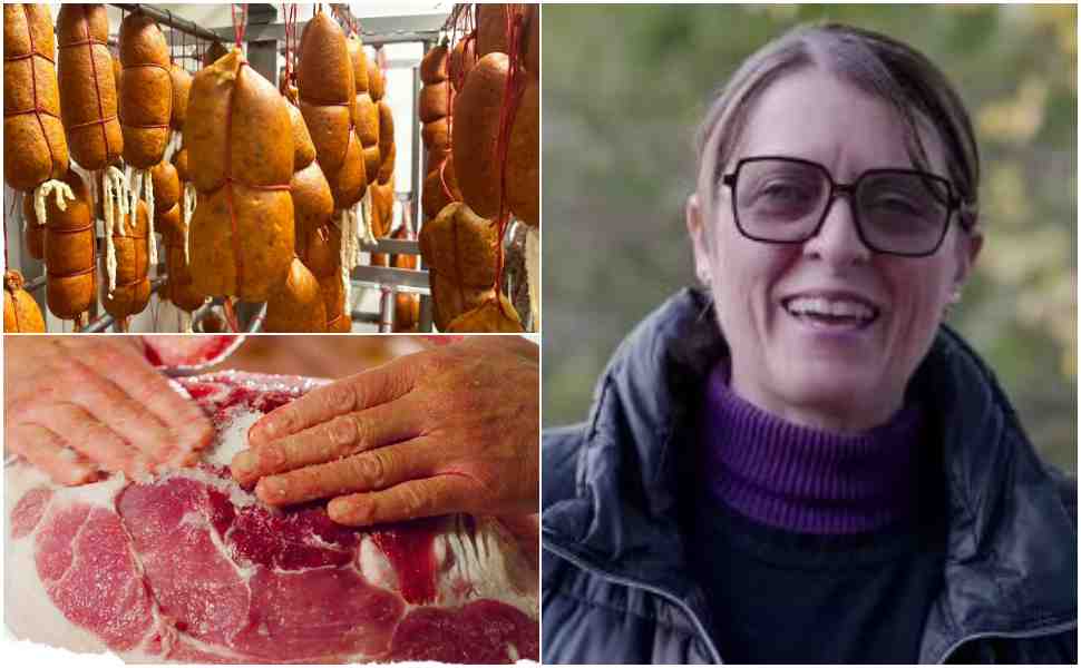 Iolanda Spina dell'Azienda Agricola e Salumificio Tradizionale Mandarino