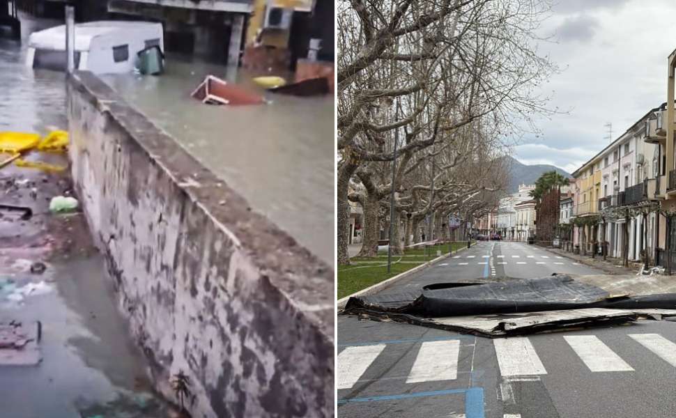 Maltempo Calabria Ciclone Harry - danni