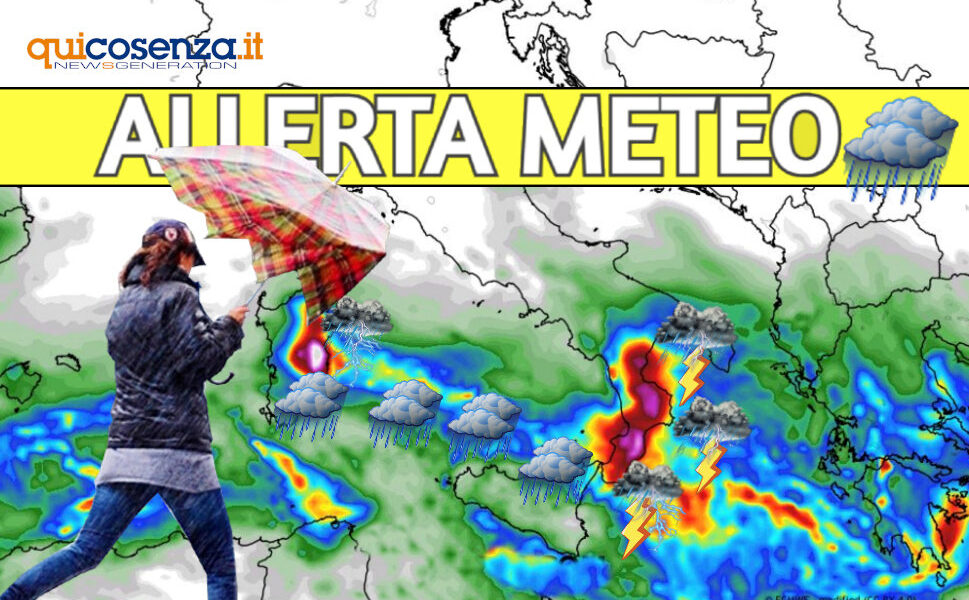 Meteo Calabria- ciclone Mediterraneo pioggia neve