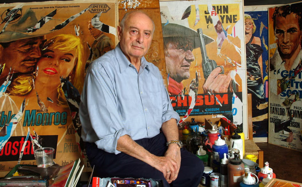Ripulito il murale di Mimmo Rotella, in occasione dei 20 anni dalla scomparsa dell'artista 53 Mimmo Rotella
