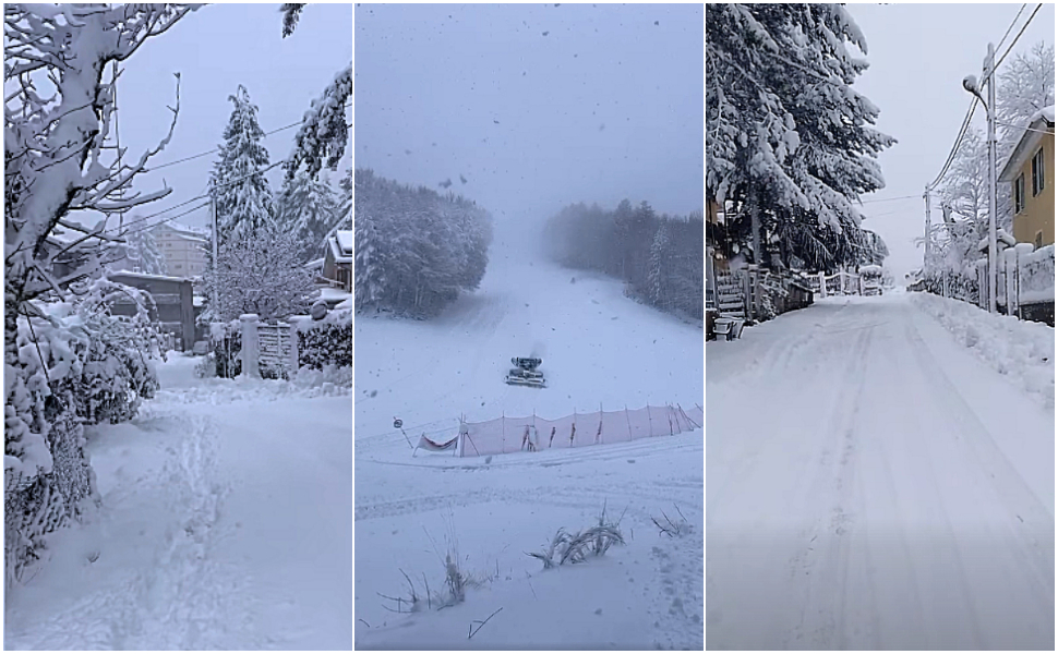 Sila sotto la tormenta di neve. Quasi 40 centimetri a Camigliatello, si sfiora il metro sulle vette 52 Neve Camigliatello Sila