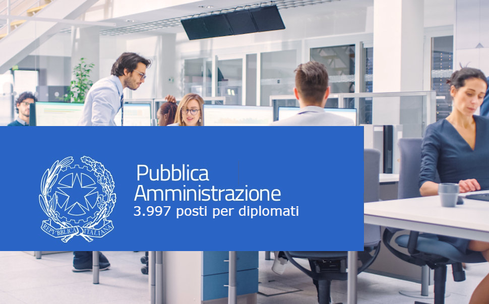 Maxi concorso Ripam per diplomati: 4.000 posti nella pubblica amministrazione anche in Calabria - BANDO 51 PA Ufficio Maxi concorso ripam per diplomati