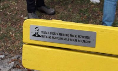 Panchina gialla Giulio Regeni - generica