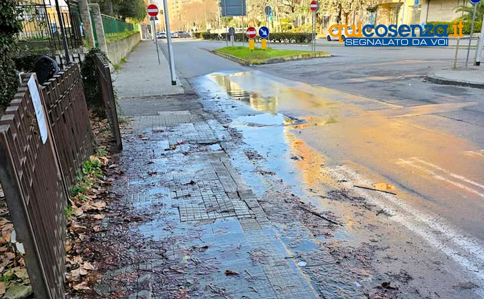 Perdita d'acqua Cosenza