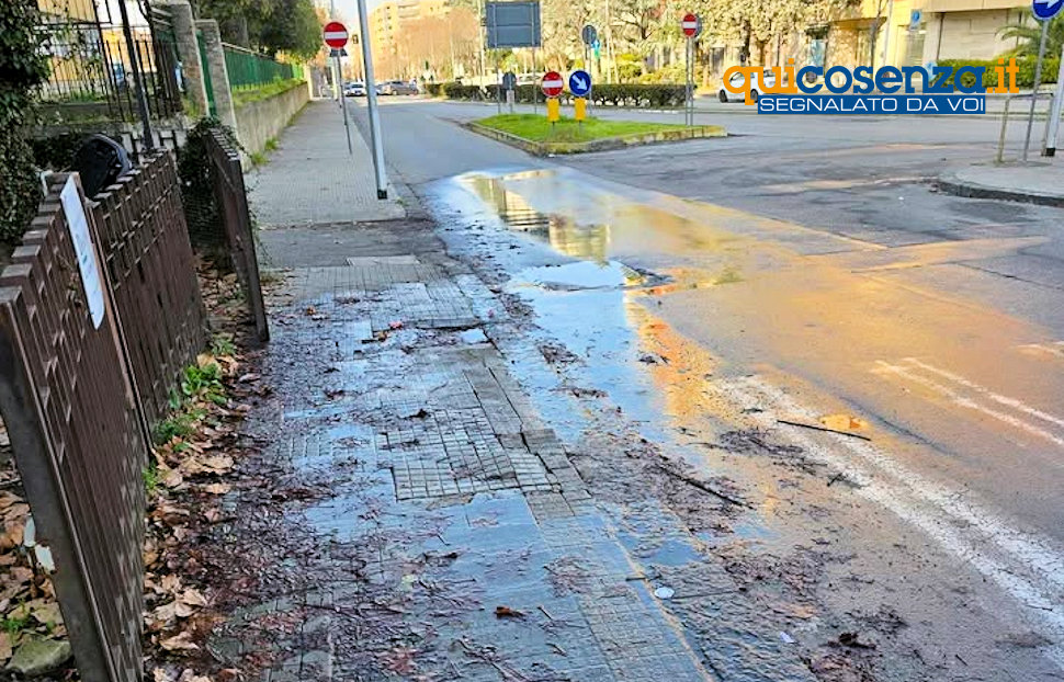 Perdita d'acqua Cosenza