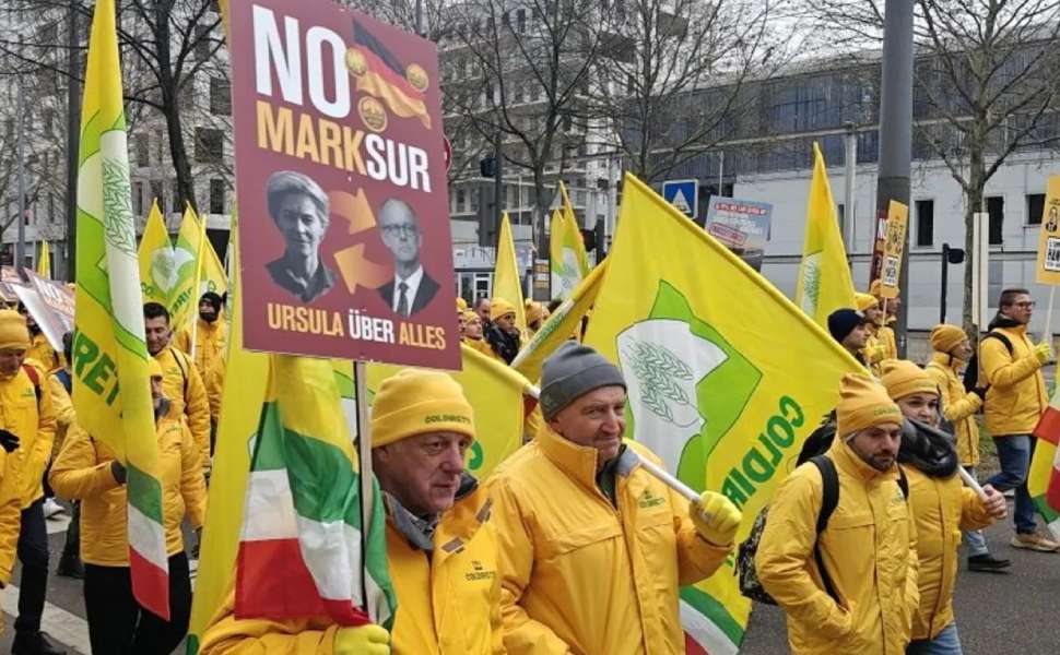 Protesta Coldiretti Mercosur