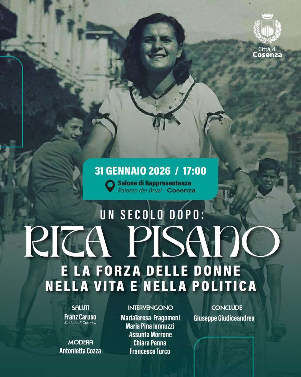 Rita Pisano 100 anni cosenza