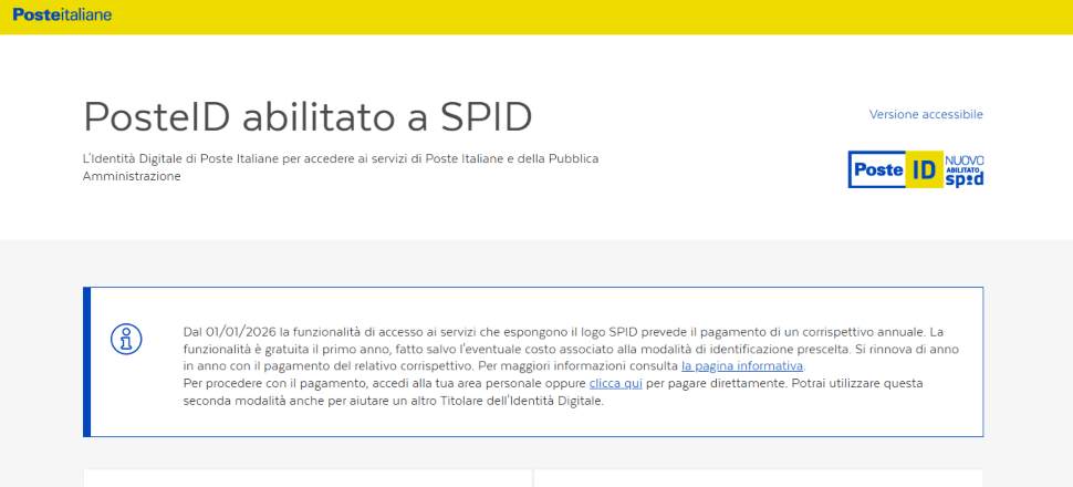 SPID Poste Italiane a pagamento | Dal 2026 si cambia, ma ci sono delle eccezioni 53 SPID Poste Italiane
